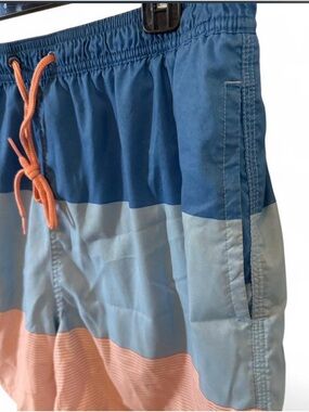 Vineyard Vines Men's Colorblock Shorts - Navy, Light Blue & Peach